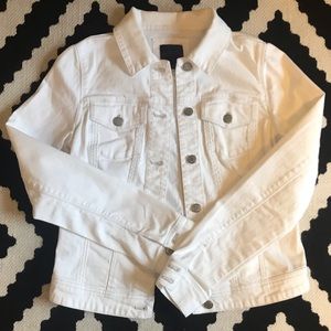 NWOT Express white Jean jacket